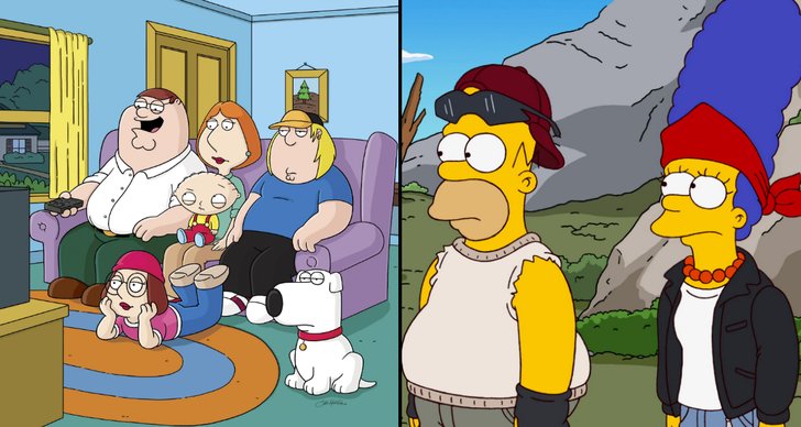 FOX, The Simpsons, Teve, Tecknat, tv-serie, Peter Griffin, Family Guy